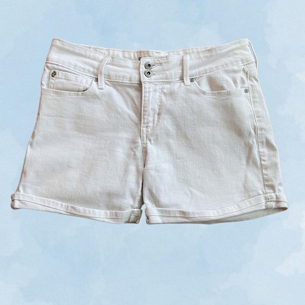 Women's Cream white Jean Shorts